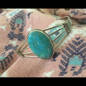 COPY - Kingman Turquoise Cuff Bracelet.  NWT